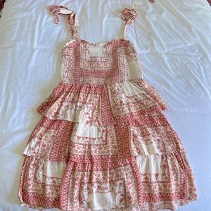 American Eagle Smocked Ruffle Dress